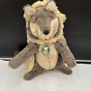 Vintage 1982  Dakin Wolf in Sheep's Clothing PILLOW PETS Plush original tag GUC